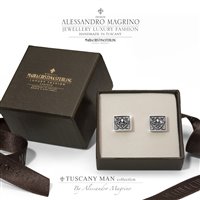 Cufflinks Maria Cristina Sterling Man Tuscany Man in Silver G3002 - G3002